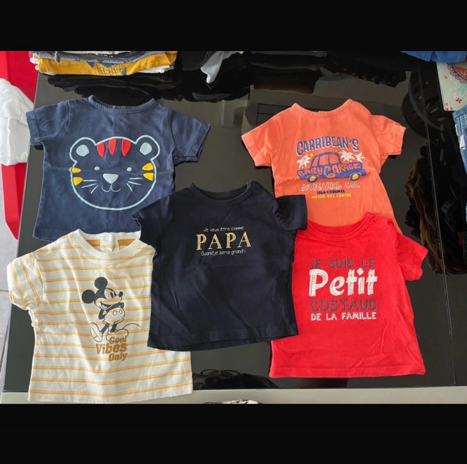 Lot tee shirt 3 mois